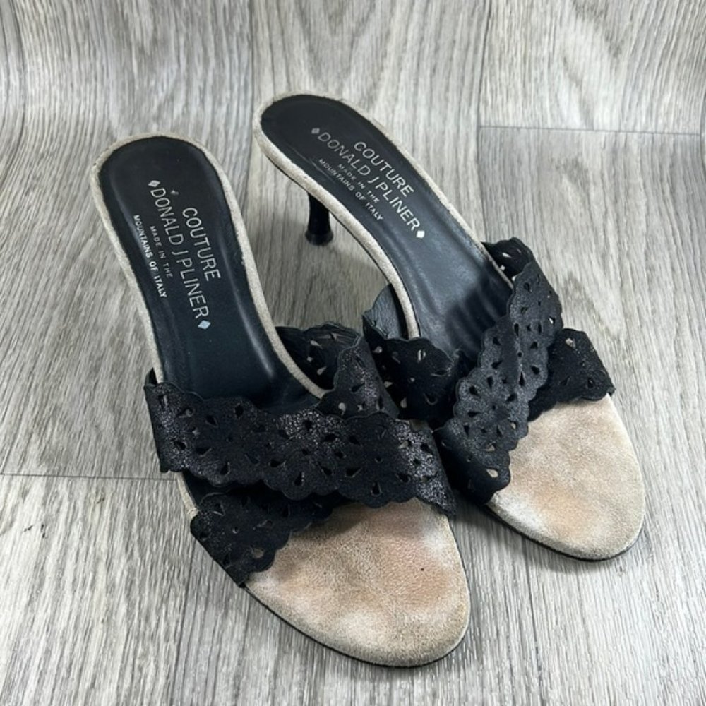 Donald J Pliner Couture kitten heel sandals